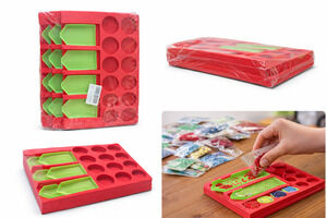 Diamond Painting Tray Organizer Set – Multi Slot Bead Sorting Tray w/ Funnels